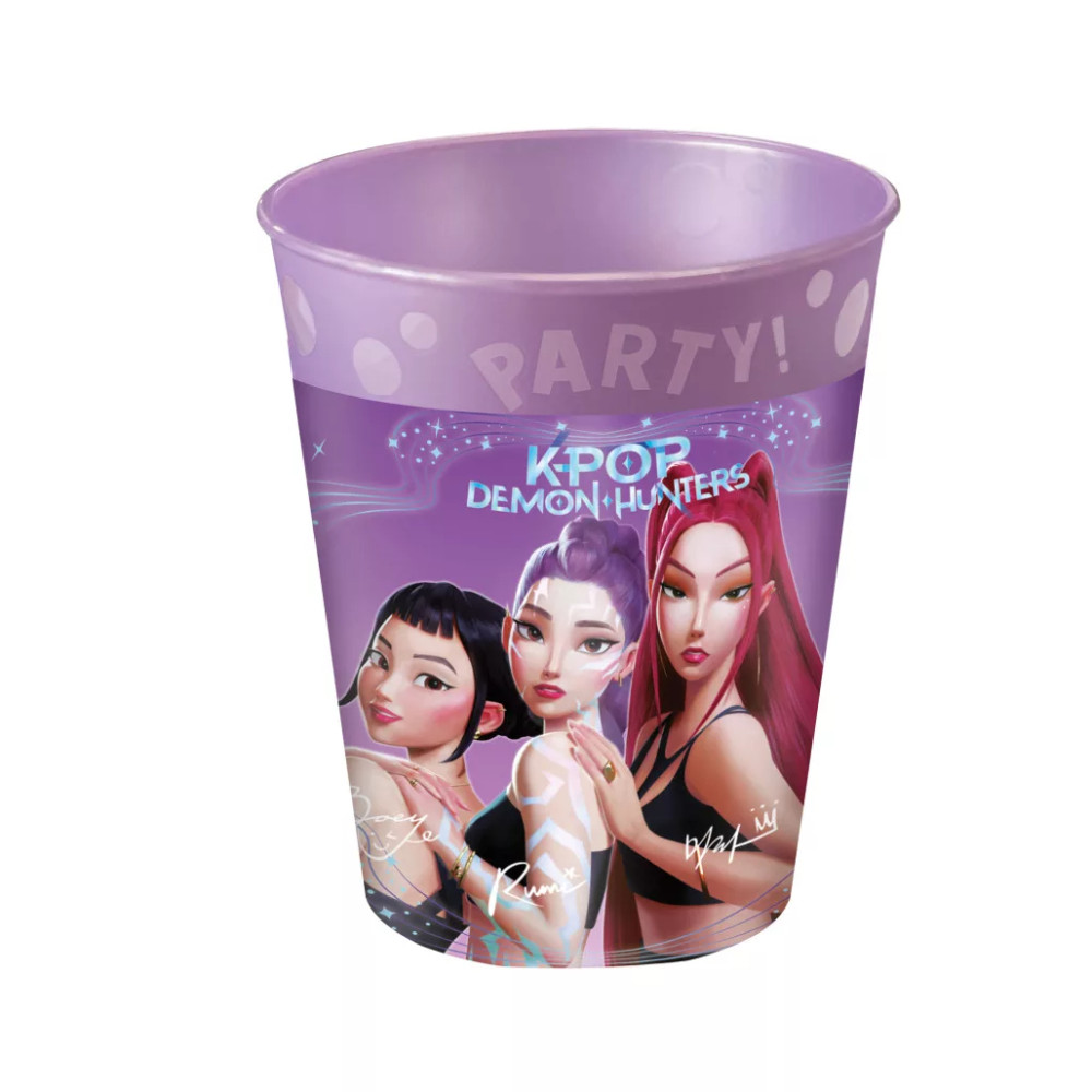 K-pop Demon Hunters Honmoon micro premium plastic cup set 4 pcs 250 ml K-pop Demon Hunters Honmoon micro premium plastic cup set 4 pcs 250 ml
