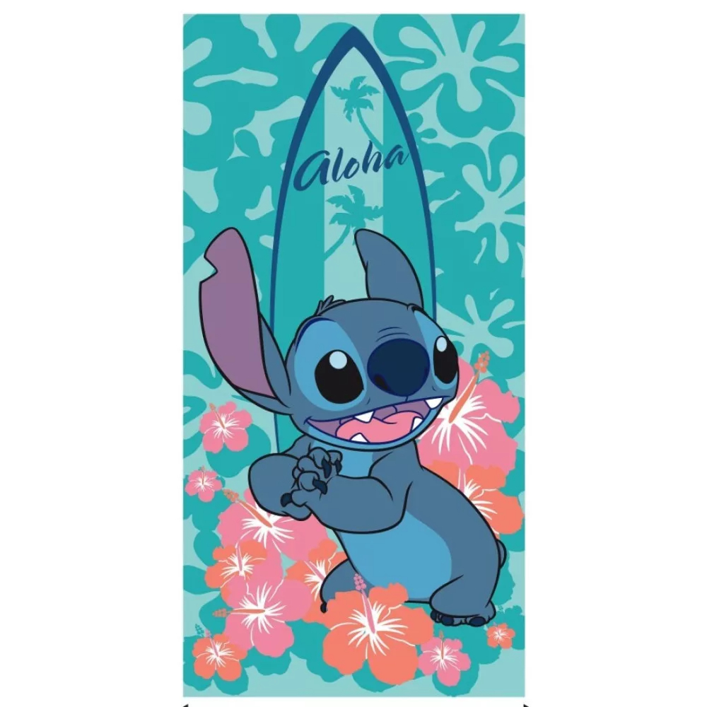 Disney Lilo and Stitch Aloha-Surfer bath towel, beach towel 70x140cm (Fast Dry) Disney Lilo and Stitch Aloha-Surfer bath towel, beach towel 70x140cm (Fast Dry)