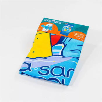 Smurfs Sea Sand bath towel, beach towel 70x140cm (Fast Dry)