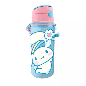 Hello Kitty Cinnamoroll  aluminum straw bottle with hook 600
