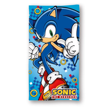 Sonic the Hedgehog Rush bath towel, beach towel 70x140cm (Fa