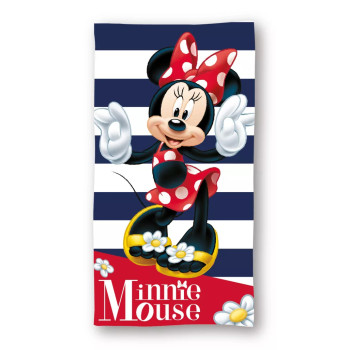 Disney Minnie Polka Style bath towel, beach towel 70x140cm (