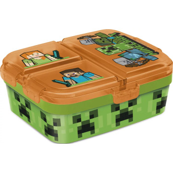 Minecraft Battle multi-compartment lunch box, sandwich box X