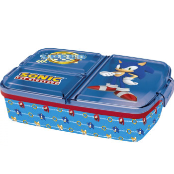 Sonic the Hedgehog Speed multi-compartment lunch box, sandwi