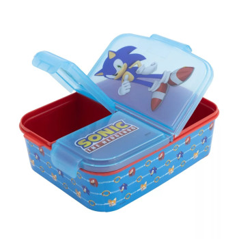 Sonic the Hedgehog Speed multi-compartment lunch box, sandwich box