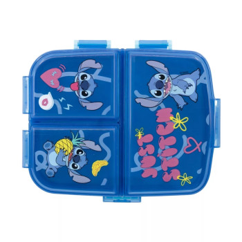 Disney Lilo and Stitch Just multi-compartment lunch box, sandwich box XL