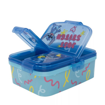 Disney Lilo and Stitch Just multi-compartment lunch box, sandwich box XL