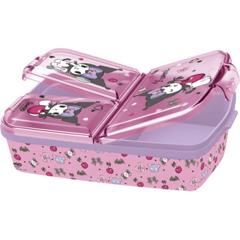 Hello Kitty Kuromi multi-compartment lunch box, sandwich box