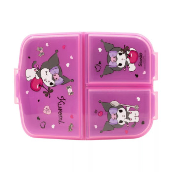 Hello Kitty Kuromi multi-compartment lunch box, sandwich box