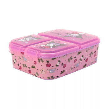Hello Kitty Kuromi multi-compartment lunch box, sandwich box