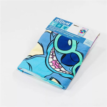 Disney Lilo and Stitch Rainbow Waves bath towel, beach towel 70x140cm (Fast Dry)