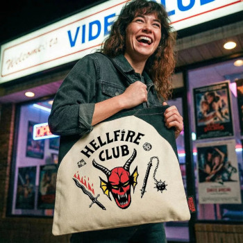 Stranger Things Hellfire Club shopping bag 40 cm