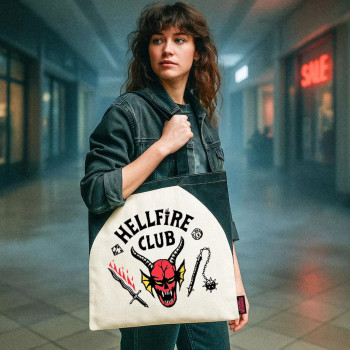 Stranger Things Hellfire Club shopping bag 40 cm