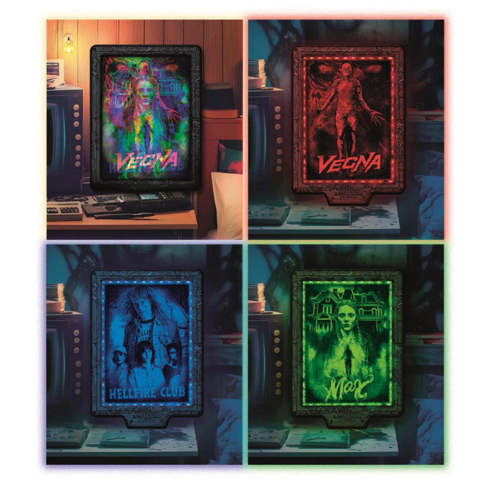 Stranger Things Vecna's Curse 520-piece puzzle in LED frame Clementoni Stranger Things Vecna's Curse 520-piece puzzle in LED frame Clementoni