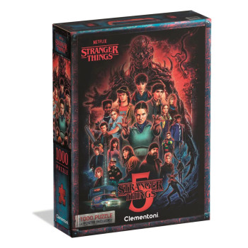 Stranger Things Fight the Darkness 1000-piece Compact puzzle