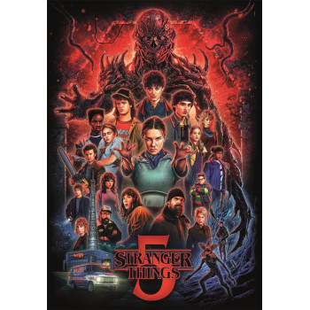 Stranger Things Fight the Darkness 1000-piece Compact puzzle Clementoni