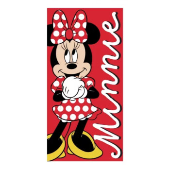 Disney Minnie Polka Love bath towel, beach towel 70x140cm (F