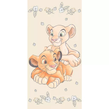 Disney The Lion King Simba & Nala Bath Towel, Beach Towe