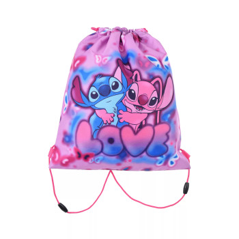 Disney Lilo and Stitch Love sports bag, gym sack 37 cm