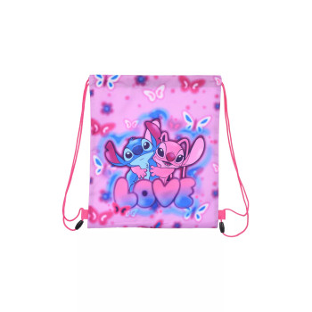 Disney Lilo and Stitch Love sports bag, gym sack 37 cm