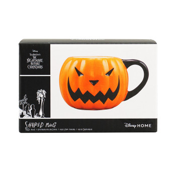 The Nightmare Before Christmas (Pumpkin) - Hand Painted Mug Shaped Boxed 300ml
