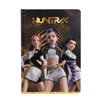 KPop Demon Hunters Golden Σετ Σημειωματάριο με στυλό και μπρελόκ