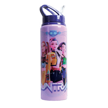 K-POP Demon Hunters Huntrix Flip Top Μπουκάλι Αλουμινένιο με