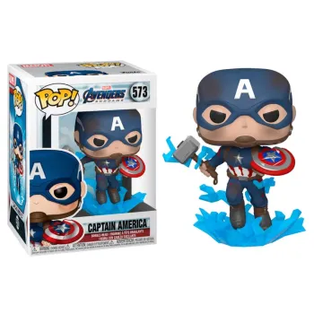FUNKO POP Marvel Avengers Endgame Captain America with Broke