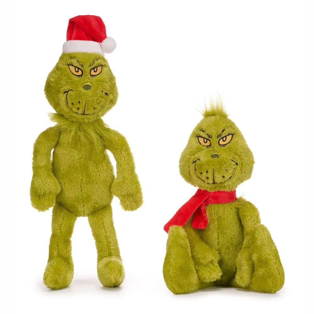 The Grinch Λούτρινο με σκουφάκι Santa 40cm