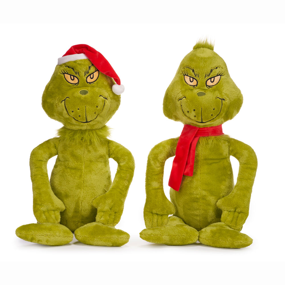 The Grinch Λούτρινο με σκουφάκι Santa 40cm