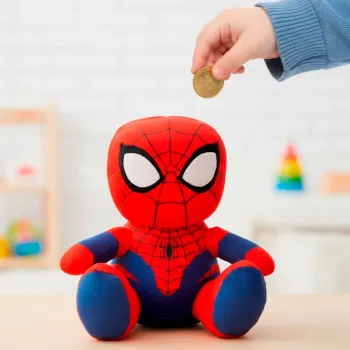 Marvel Spider-Man Λούτρινο 20 cm με ενσωματωμένο κουμπαρά