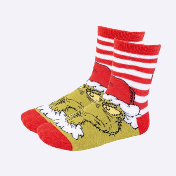 The Grinch Σετ 2 ζευγάρια αντιολισθητικές κάλτσες 35/38