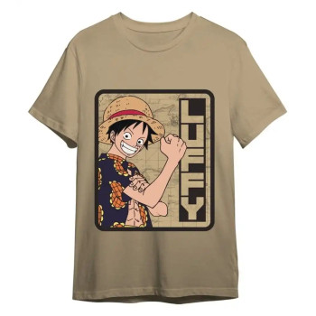 One Piece Monkey D. Luffy Sand t-shirt Ενηλίκων Large
