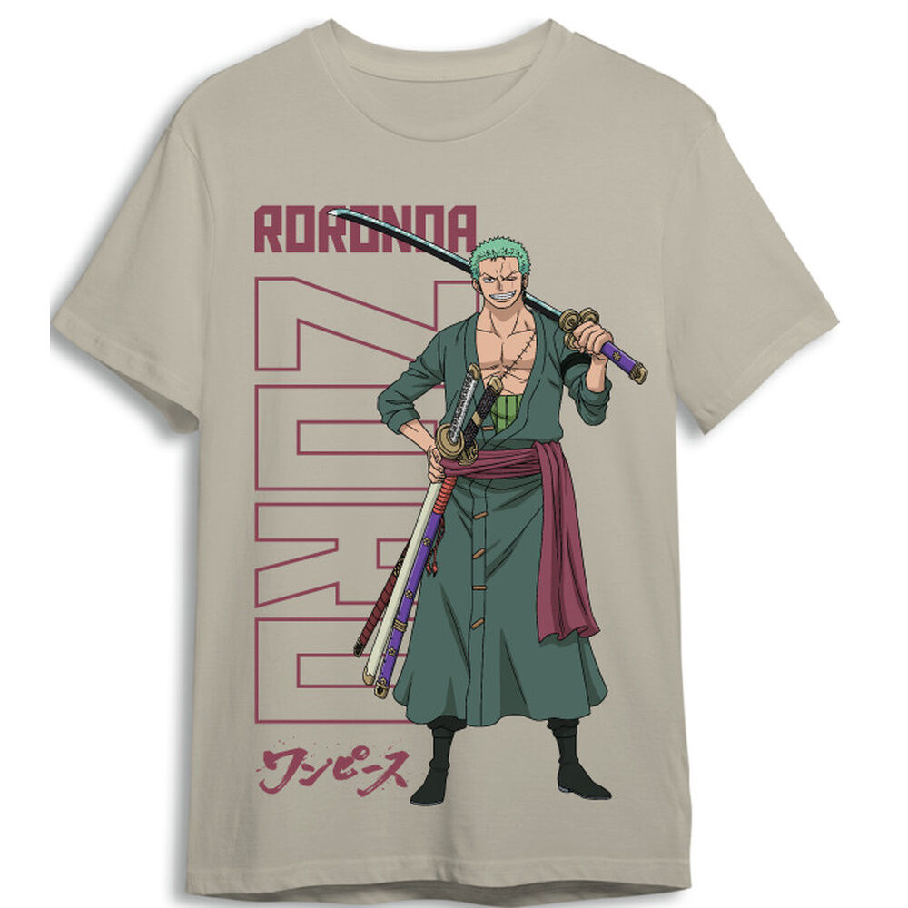 One Piece Roronoa Zoro t-shirt Ενηλίκων Large