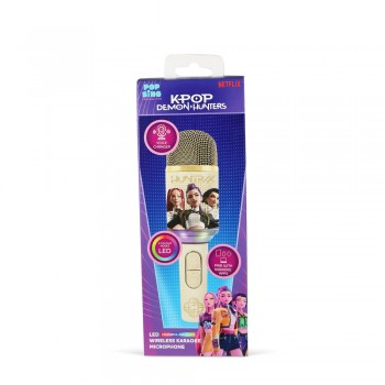 Kpop Demon Hunter Golden Karaoke Speaker LED