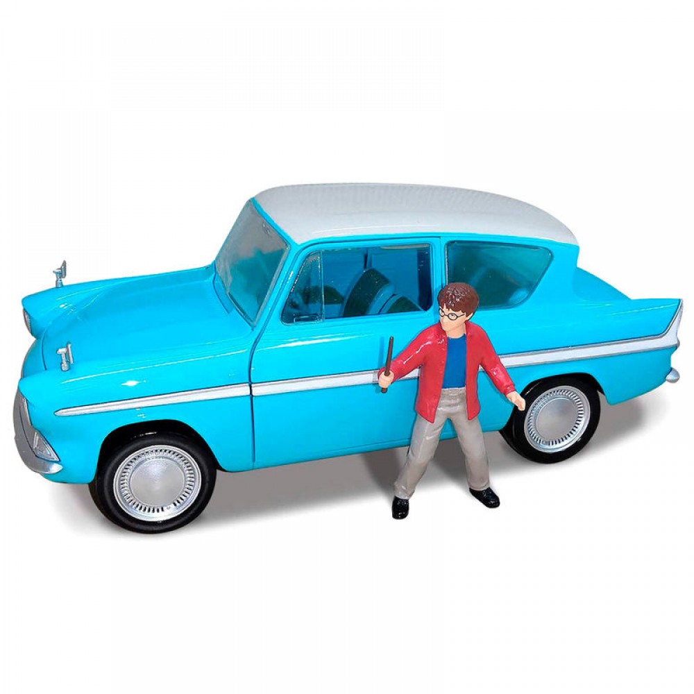 Harry Potter Ford Anglia car + Harry Potter Σετ Φιγούρες