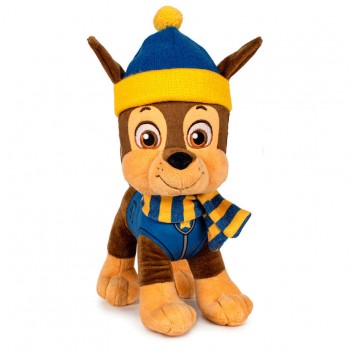 Paw Patrol Chase winter Λούτρινο 27cm