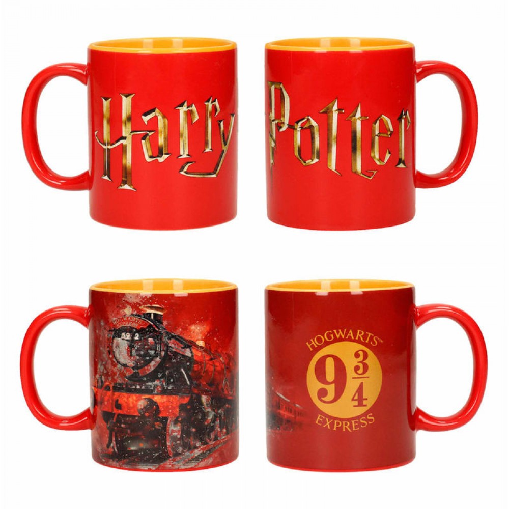 Harry Potter Hogwarts logo 2 Κούπες Set
