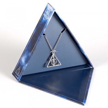 Harry Potter Deathly Hallows Κολιέ Σε Deluxe Συσκευασία Δώρου