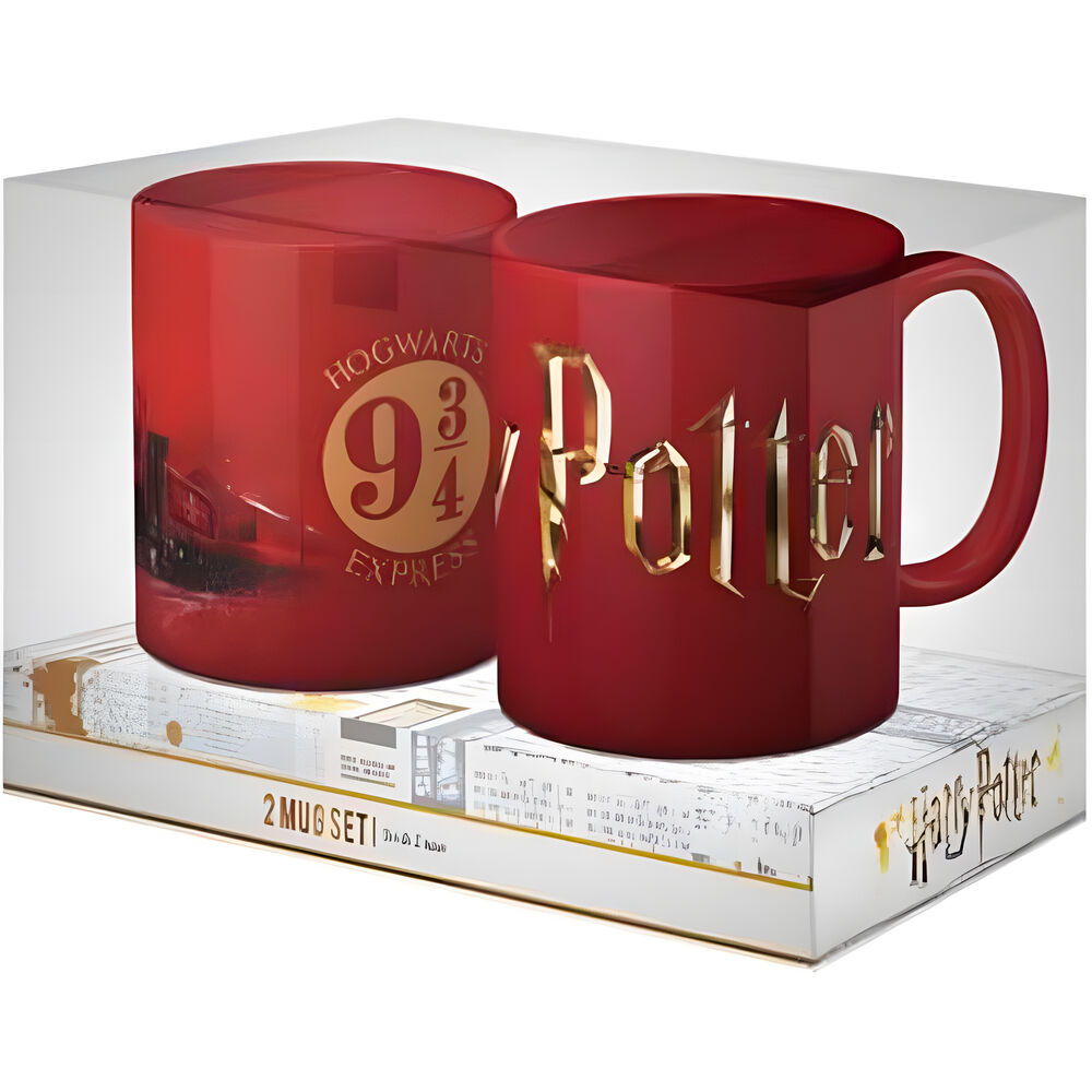 Harry Potter Hogwarts logo 2 Κούπες Set
