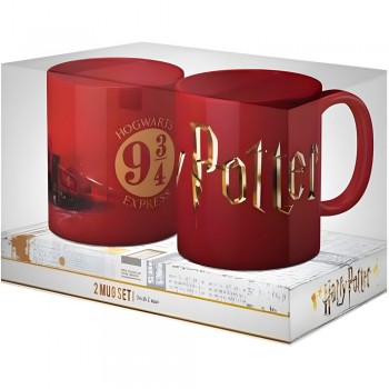 Harry Potter Hogwarts logo 2 Κούπες Set