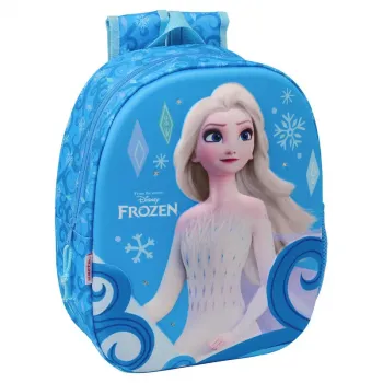 Disney Frozen 3D Τσάντα Νηπίου με LED Φωτάκια 33cm