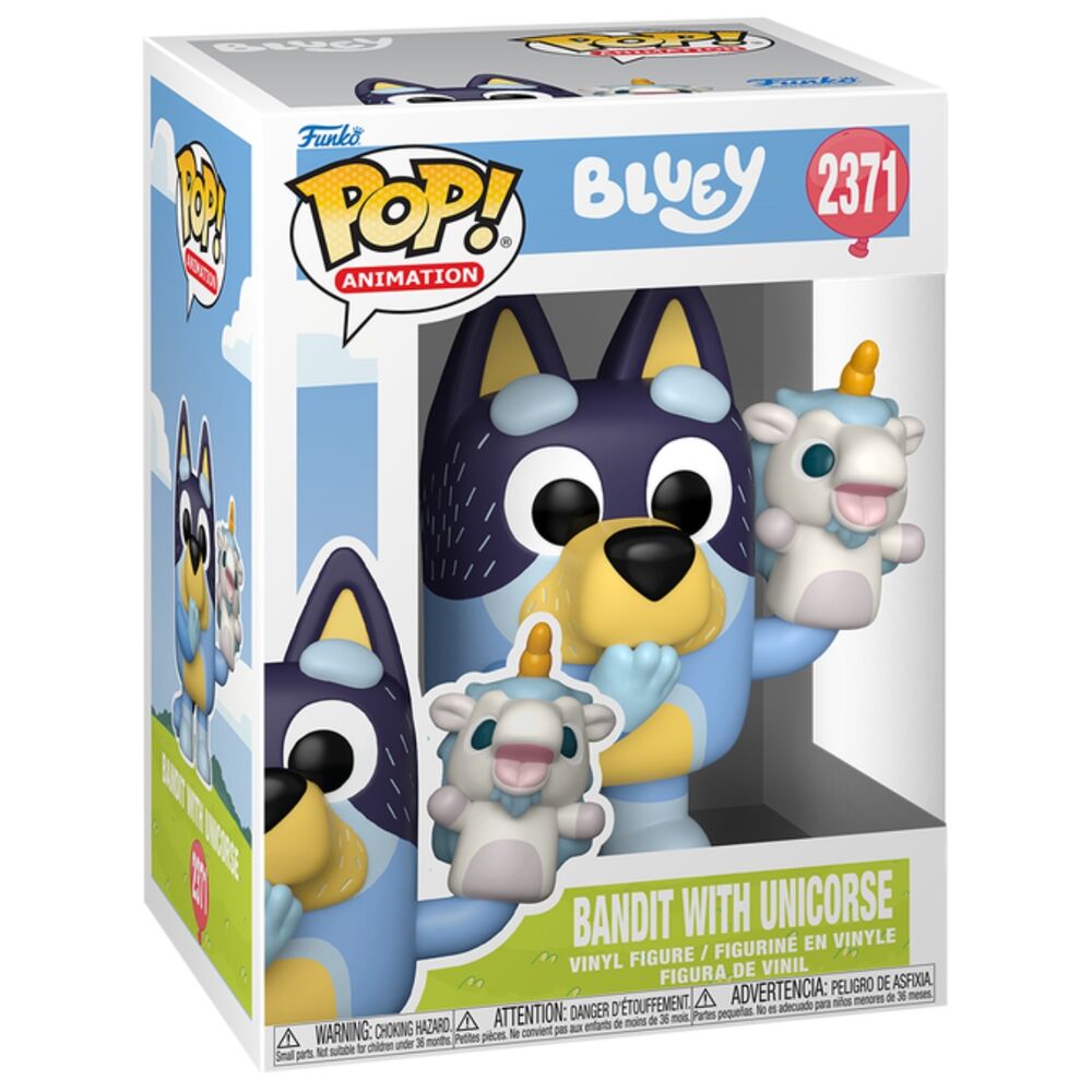 Funko POP Bluey Bandit with Unicourse