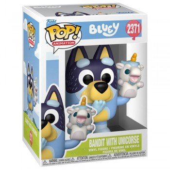 Funko POP Bluey Bandit with Unicourse