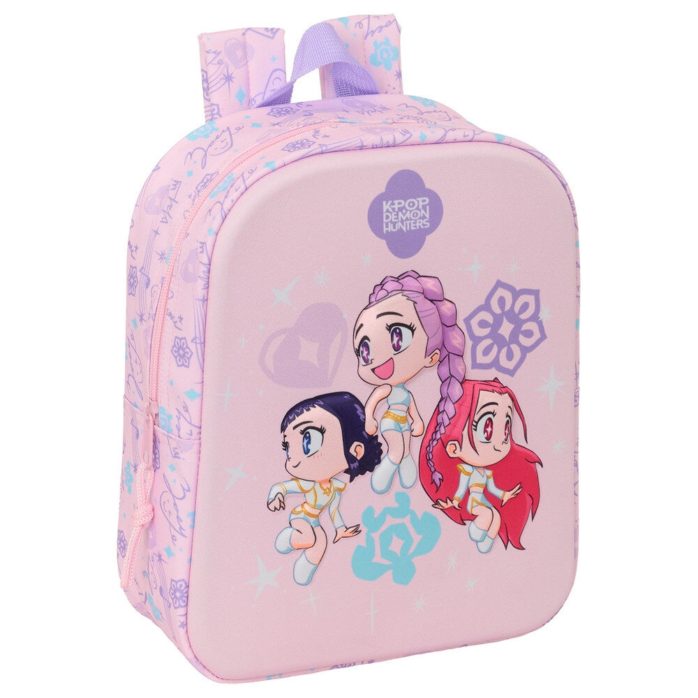 Kpop Demon Hunters Chibi 3D backpack Νηπίου-Βόλτας 27cm
