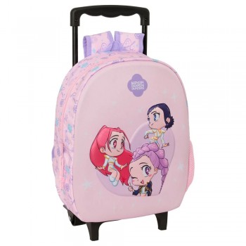 Kpop Demon Hunters Chibi 3D trolley Τσάντα Νηπίου 33cm