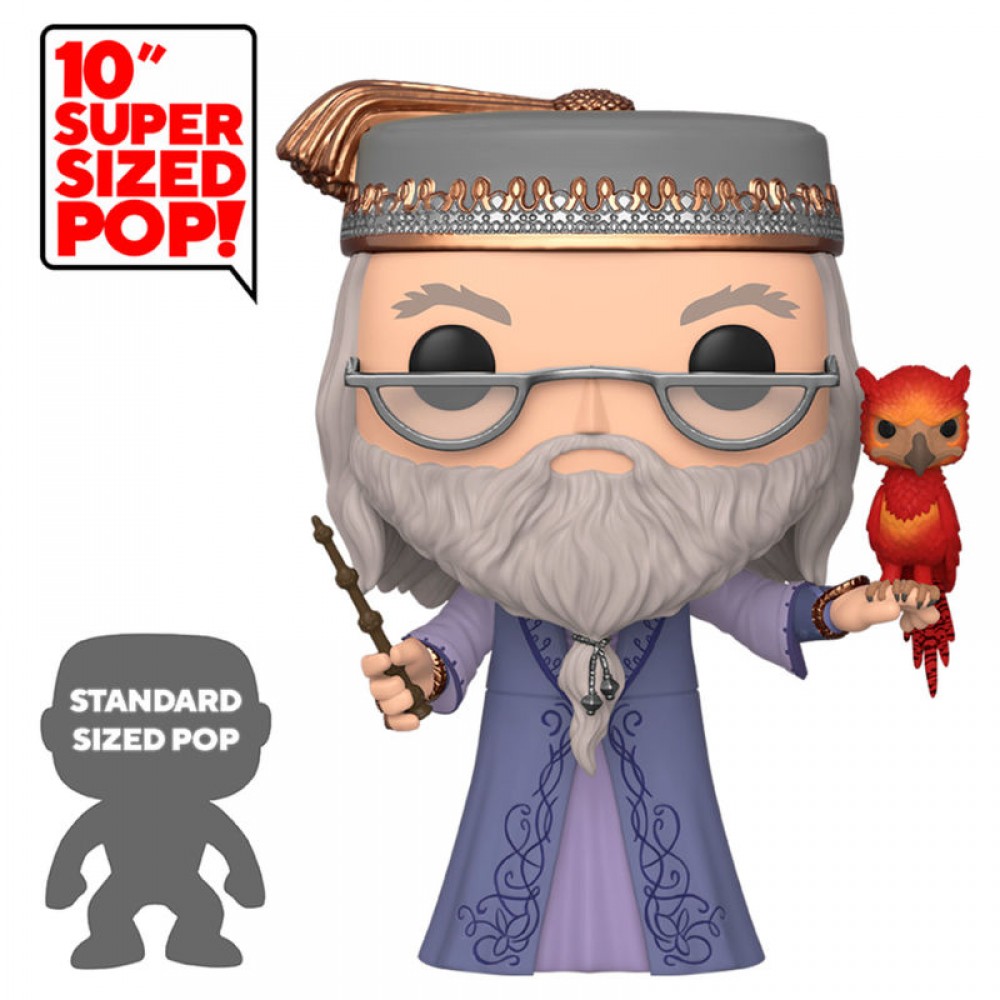 Funko POP Harry Potter Albus Dumbledore with Fawkes 25cm
