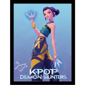 KPop Demon Hunters Zoey Poster Με Κάδρο 30x40cm