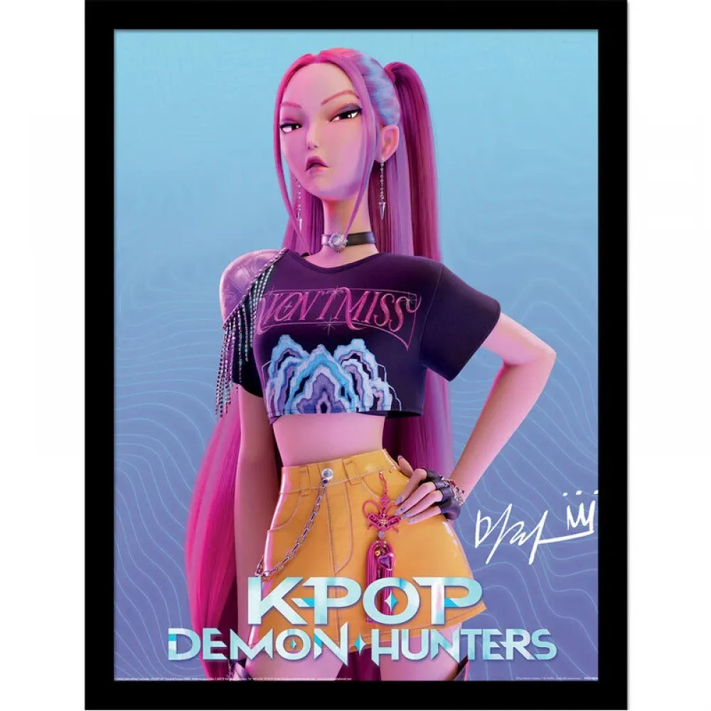 KPop Demon Hunters Mira Poster Με Κάδρο 30x40cm