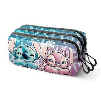 Disney Stitch & Angel Τριπλή Κασετίνα